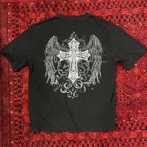 Black Graphic Men's Shirt